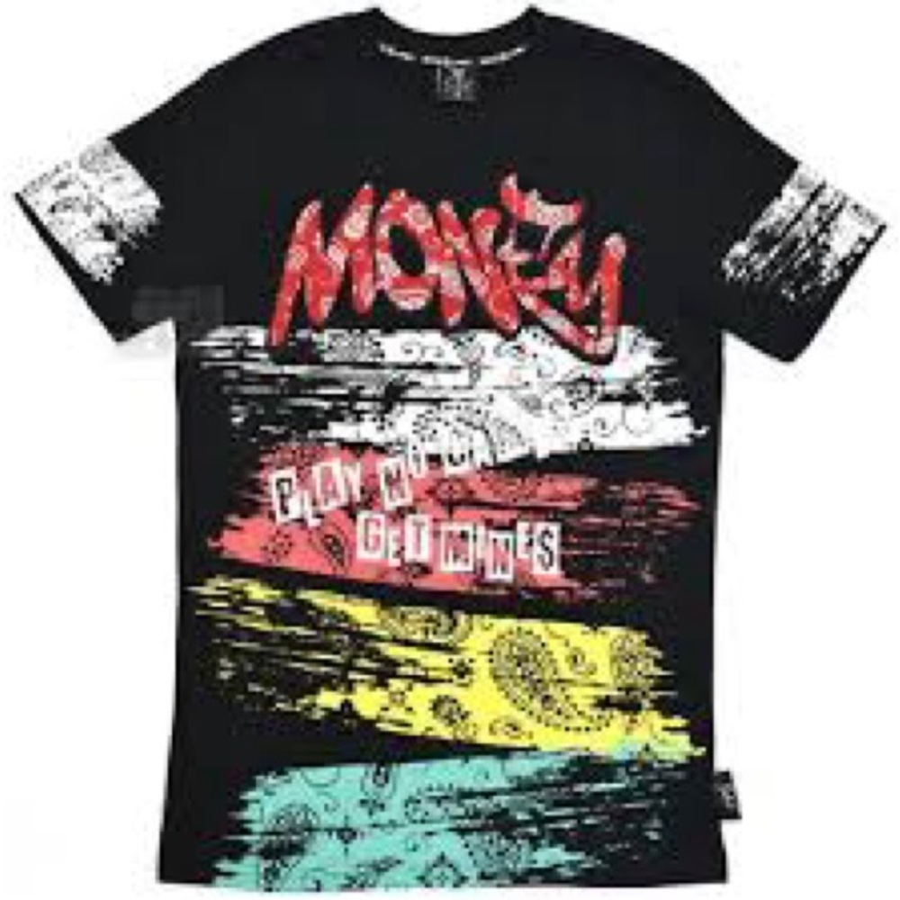 Switch Money Black Graphic Tee